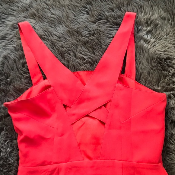 Red Mini Dress - Picture 3 of 4